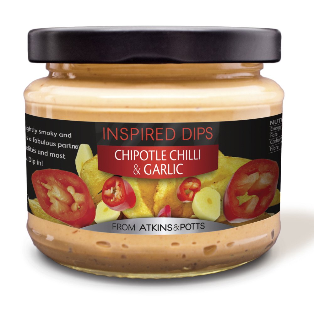Atkins & Potts Chipotle Chilli & Garlic Dip (175g)
