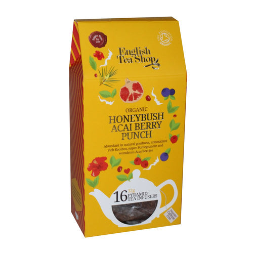 English Tea Shop Organic Honeybush Acai Berry Punch (16 Pyramid Bags)