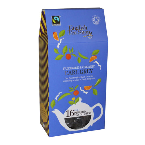 English Tea Shop Organic Earl Grey (16 Pyramid Bags)