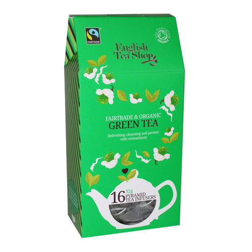 English Tea Shop Organic Green Tea (16 Pyramid Bags)