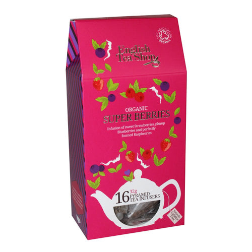 English Tea Shop Organic Super Berries (16 Pyramid Bags)