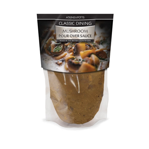 Atkins & Potts Mushroom Pour Over Sauce (275g)