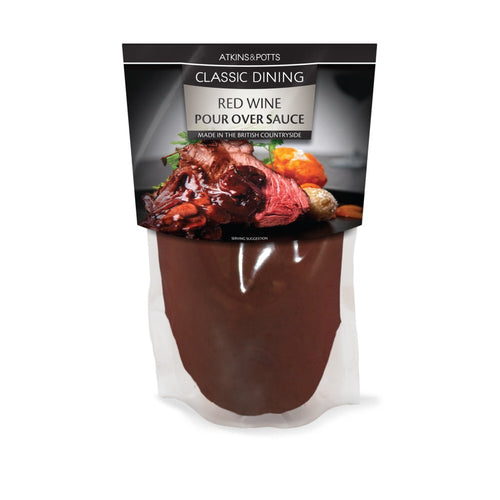 Atkins & Potts Red Wine Pour Over Sauce (275g)