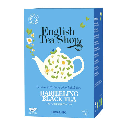 English Tea Shop Organic Darjeeling Black Tea (20 Tea Bags)