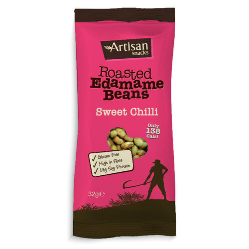Artisan Snacks Sweet Chilli Roasted Edamame Beans (32g)