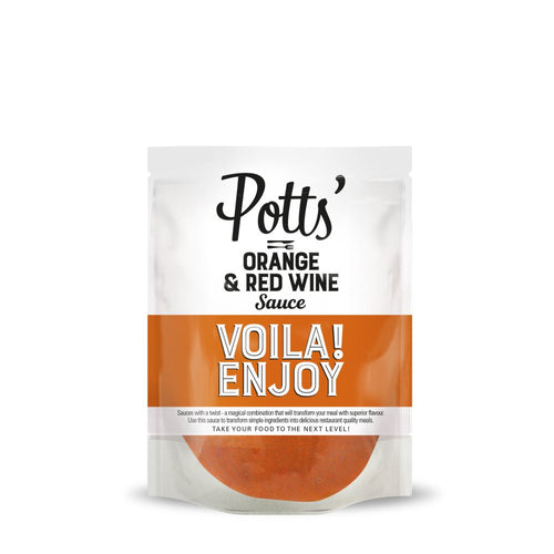 Potts Orange & Red Wine Sauce (250g)