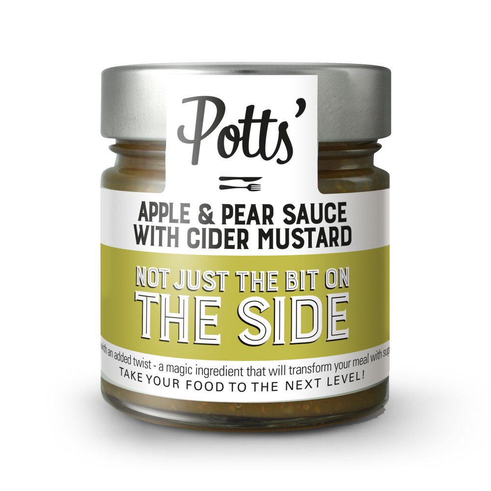 Potts Apple & Pear Sauce with Cider Mustard (220g)