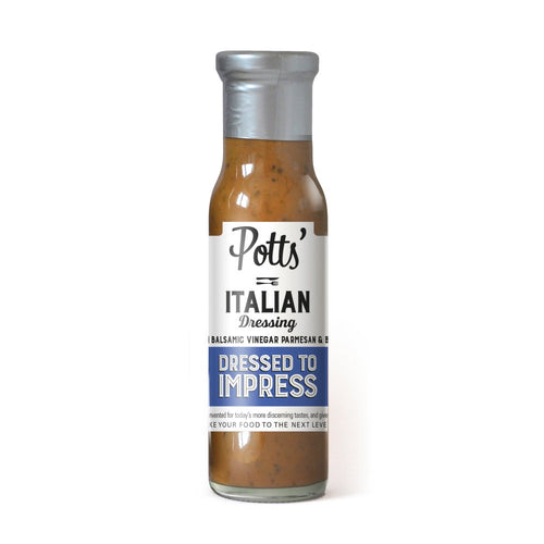 Potts Balsamic Vinegar Parmesan & Basil Dressing (240g)