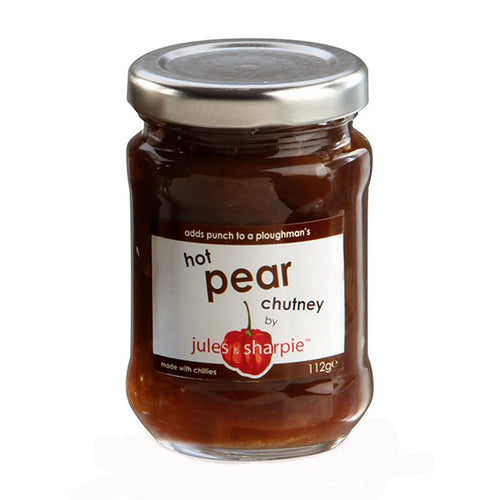 Jules & Sharpie Hot Pear Chutney (112g)