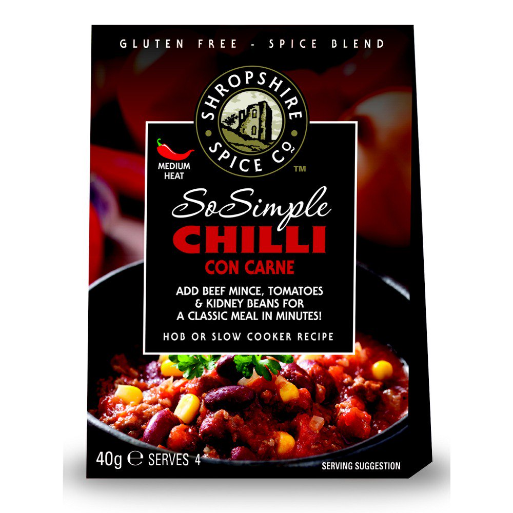 Shropshire Spice So Simple Chilli Con Carne Spice Blend (40g)