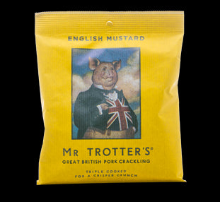 Mr Trotters English Mustard Great British Pork Crackling (60g)