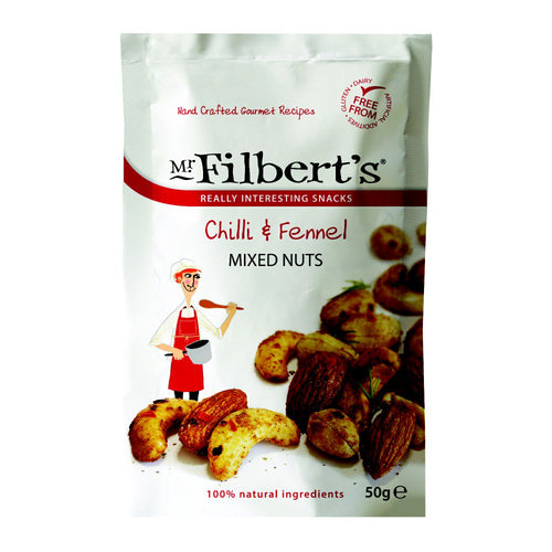 Mr Filbert's Chilli & Fennel Mixed Nuts (50g)