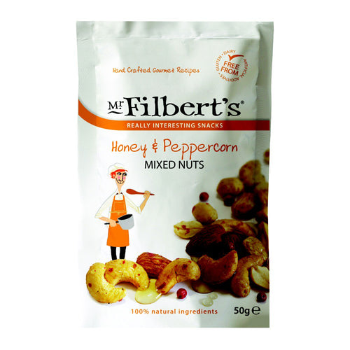 Mr Filbert's Honey & Peppercorn Mixed Nuts (50g)