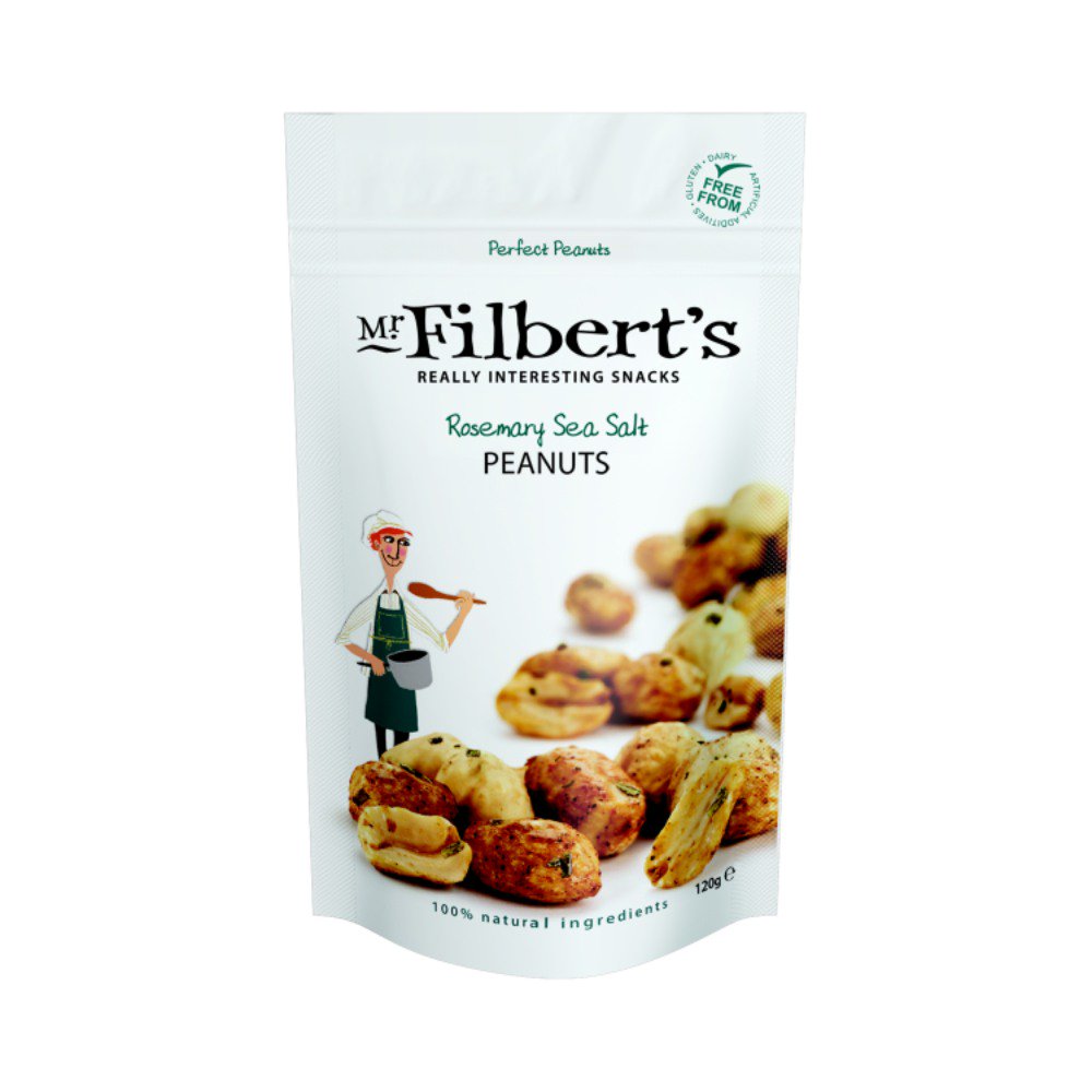 Mr Filbert's Rosemary Sea Salt Peanuts (120g)