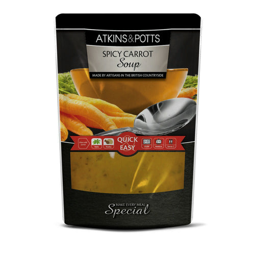 Atkins & Potts Spicy Carrot Soup (400g)