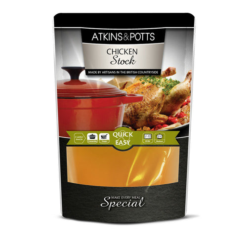 Atkins & Potts Chicken Stock (350g)