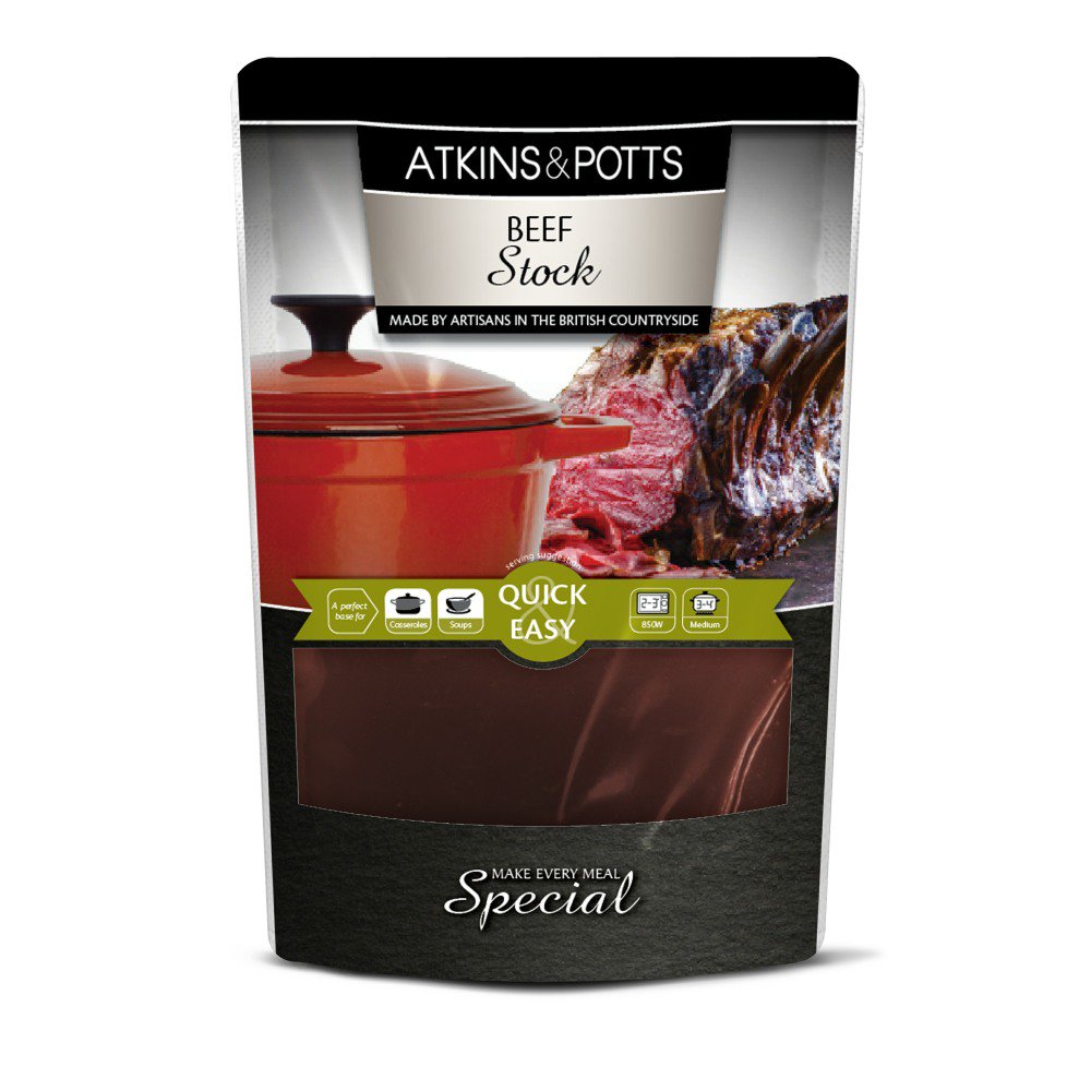 Atkins & Potts Beef Stock (350g)