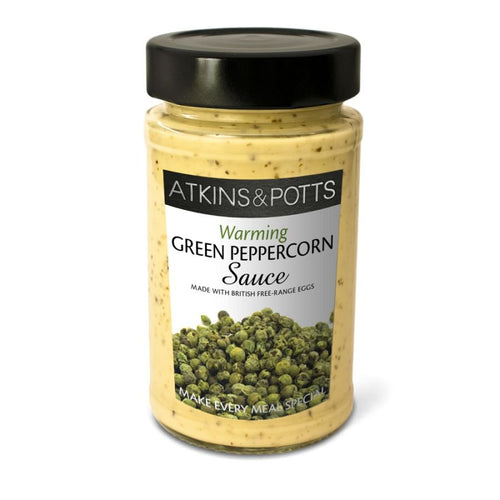 Atkins & Potts Green Peppercorn Sauce (200g)