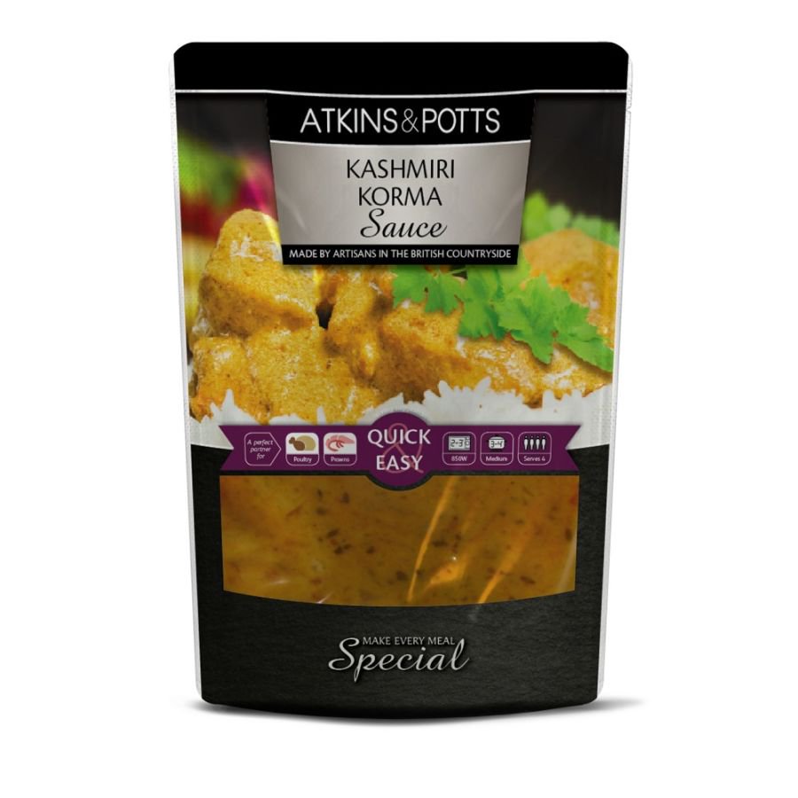 Atkins & Potts Kashmiri Korma Sauce (350g)