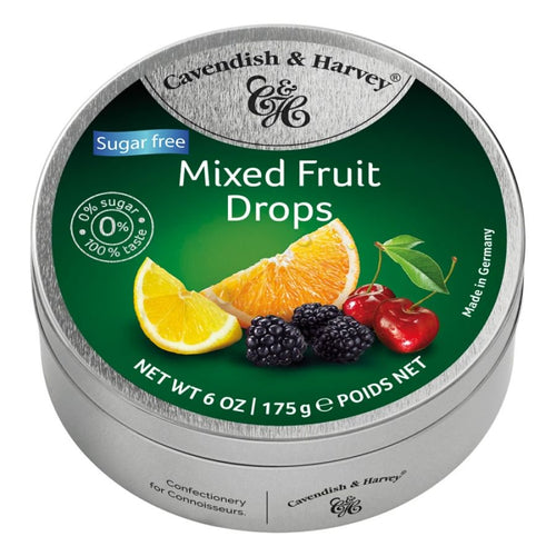 Cavendish & Harvey Sugar Free Mixed Fruit Drops (200g)