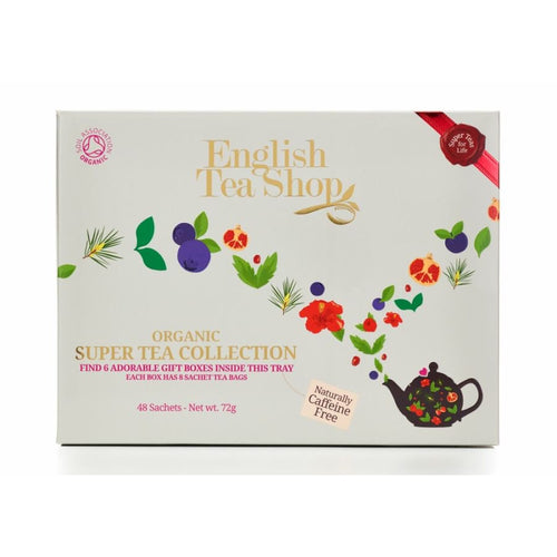 English Tea Shop Organic Super Tea Gift Tray (48 Tea Bags)