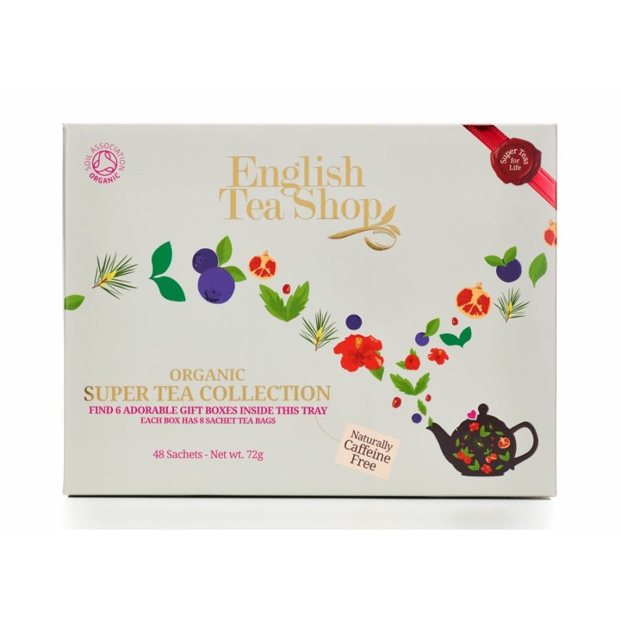 English Tea Shop Organic Super Tea Gift Tray (48 Tea Bags)
