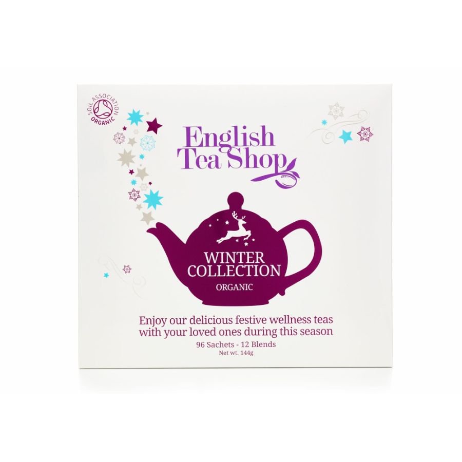 English Tea Shop Organic Holiday Winter Tray (96 Tea Bags)