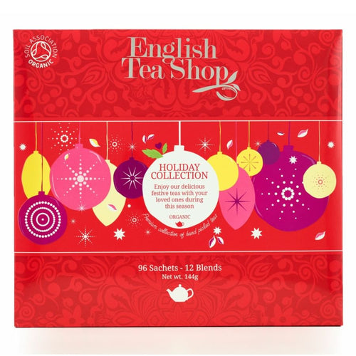 English Tea Shop Red Baubles Gift Tray (96 Tea Bags)