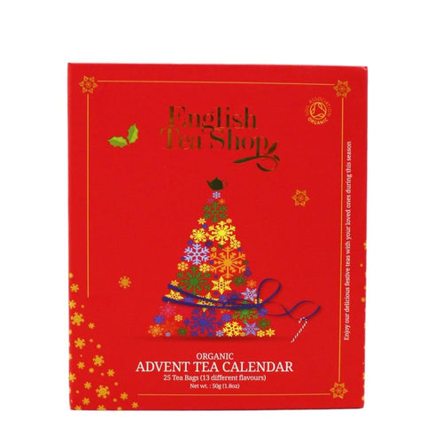 English Tea Shop Organic Red Book Style Advent Calandar