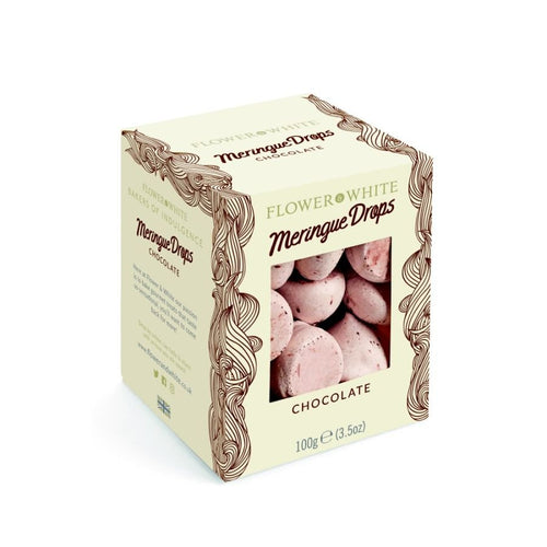 Flower & White Chocolate Meringue Drops (100g)