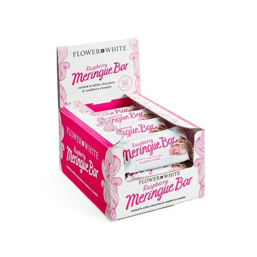 Flower & White Raspberry Meringue Bar (23.5g)
