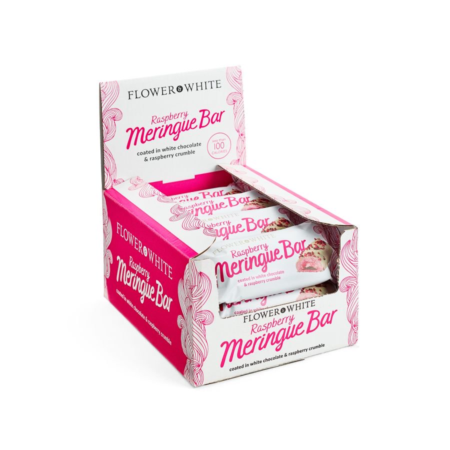 Flower & White Raspberry Meringue Bar (23.5g)