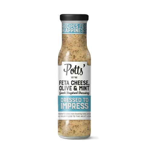 Potts Feta Cheese Olive & Mint Dressing (250g)