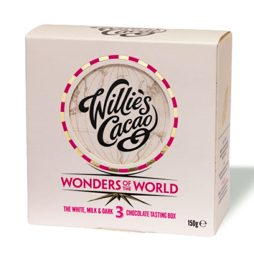 Willies Cacao Wonders of the World 3 Bar Gift Set (150g)